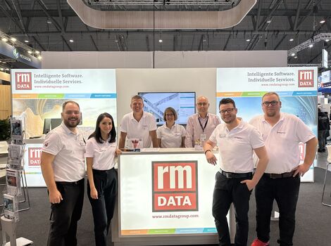 Das Team von rmDATA auf der INTERGEO 2024