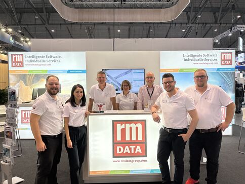 Das Team von rmDATA auf der INTERGEO 2024