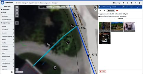 rmDATA Smart Infra: Fotos einfach über die Karte abrufen 