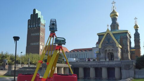 Darmstadt: Stadtgrundkarte führen