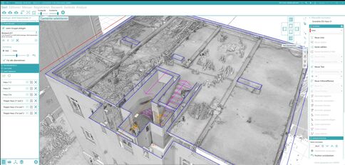 Für die Auswertungen der Punktwolken ist rmDATA 3DWorx das Werkzeug der Wahl